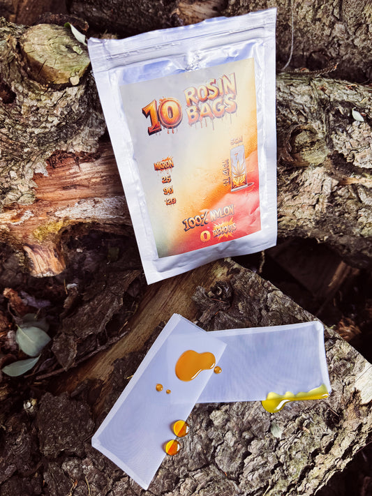 Fire Rosin Bags (10 Stück) - 120 µm - Premium Rosin Pressbeutel